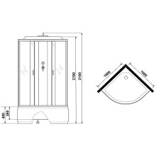 Душевая кабина Niagara Classic 100x100 NG-2309-14 без гидромассажа