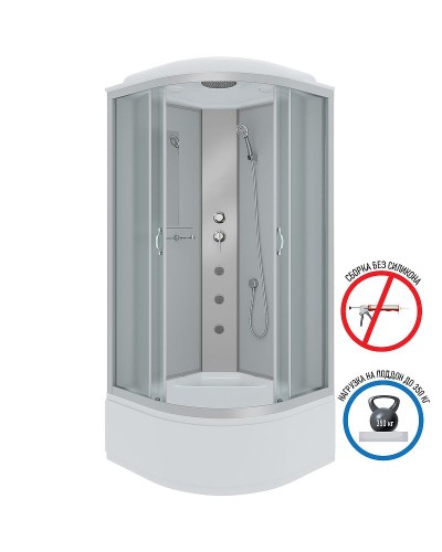 Душевая кабина Niagara Classic 90x90 NG-2308-14G с гидромассажем