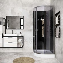 Душевая кабина 90х90х200 см Niagara E90/13/TN/BK тонированное