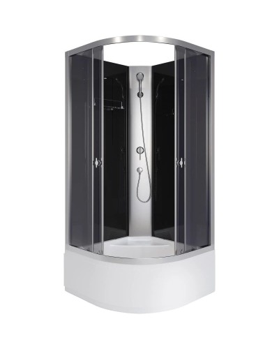Душевая кабина 90х90х195 см Niagara E90/40/TN/BK тонированное