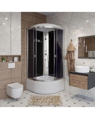 Душевая кабина 90х90х215 см Niagara E90/40/TN тонированное