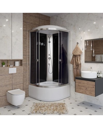 Душевая кабина 100х100х215 см Niagara E100/40/TN тонированное