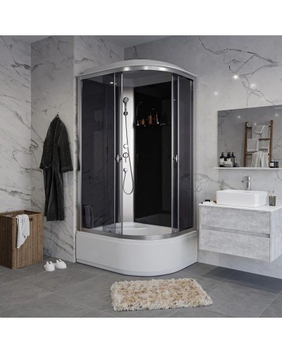 Душевая кабина 120х80х215 см Niagara E120/80/40L/TN тонированное