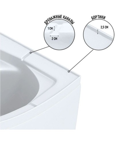 Душевая кабина 120х80х215 см Niagara E120/80/26L/TN тонированное