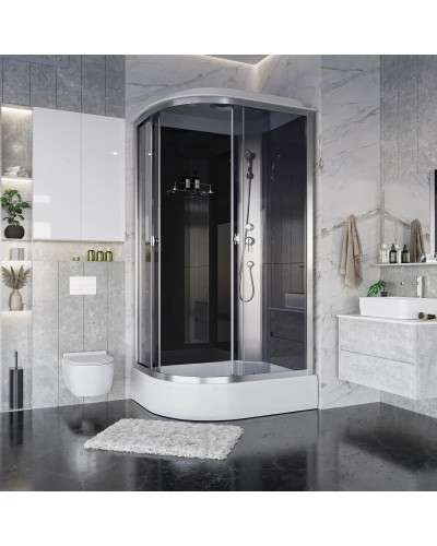 Душевая кабина 120х80х215 см Niagara E120/80/26R/TN тонированное