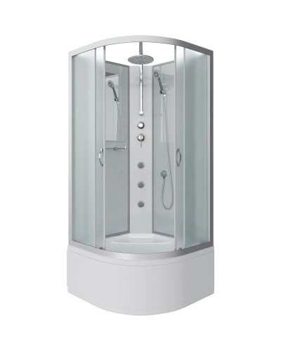 Душевая кабина 100х100х240 см Niagara NG-2309-14BKTG матовое