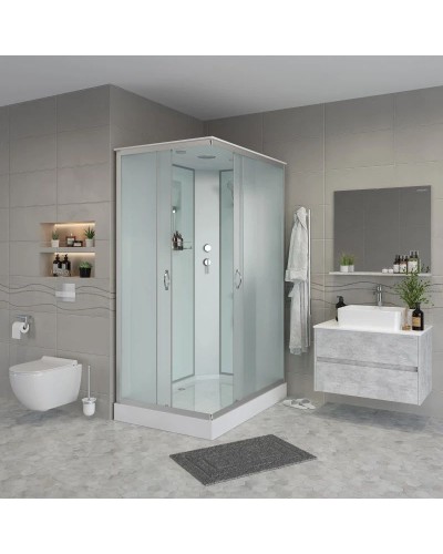 Душевая кабина 120х90х220 см Niagara NG-43295-14Q матовое