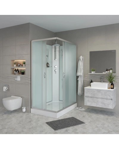 Душевая кабина 120х90х240 см Niagara NG-43295-14QBKT матовое