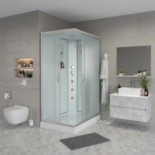 Душевая кабина 120х90х220 см Niagara NG-43295-14QG матовое