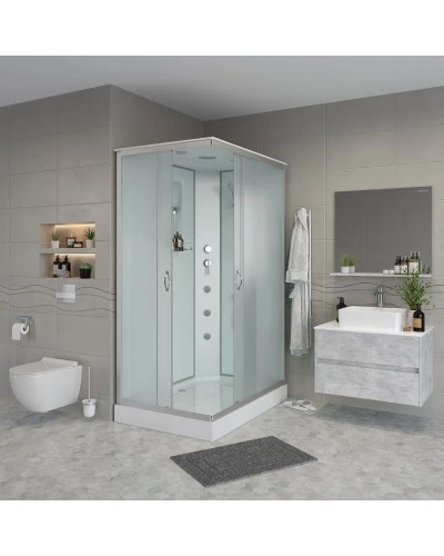 Душевая кабина 120х90х220 см Niagara NG-43295-14QG матовое