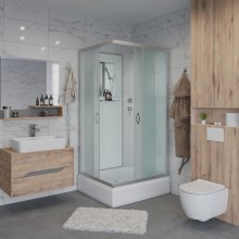 Душевая кабина 90х80х200 см Niagara NG-33984-14QBK матовое