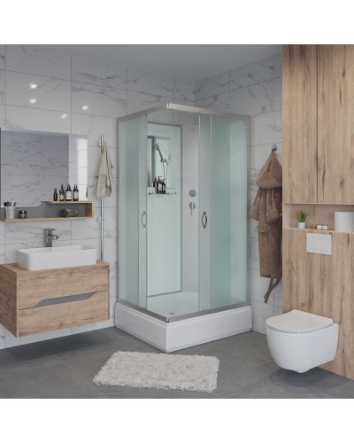 Душевая кабина 90х80х200 см Niagara NG-33984-14QBK матовое