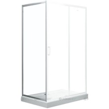 Душевая стенка Aquanet SP-0800A 80 профиль Хром стекло прозрачное