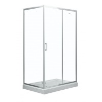 Душевая стенка Aquanet SP-0800A 80 профиль Хром стекло прозрачное