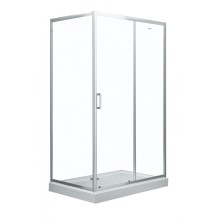 Душевая стенка Aquanet SP-0800A 80 профиль Хром стекло прозрачное