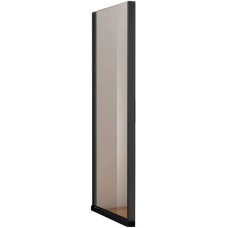 Душевая стенка Aquanet Pleasure AE60-F-100H200U-BT 100 профиль Черный стекло прозрачное