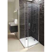 Душевая стенка Jacob Delafon Contra 90 E22FT90-GA профиль Хром стекло прозрачное