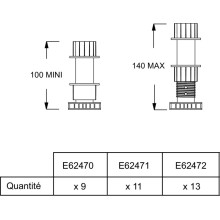 Ножки для поддона Jacob Delafon E62470-00