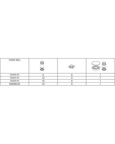 Набор для увеличения высоты душевого поддона Jacob Delafon Basic E62506-00