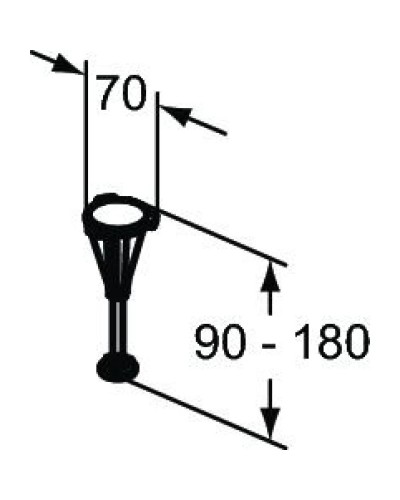 Ножки для поддона 6 шт Ideal Standard Ultra Flat New T462767