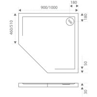 Панель 90х90 см Good Door Пента ЭЛ00010