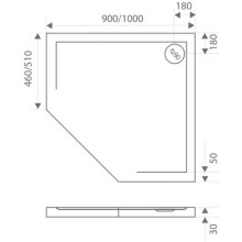Панель 90х90 см Good Door Пента ЭЛ00010