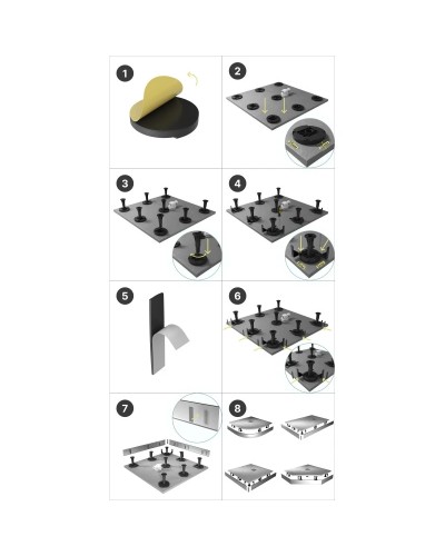 Ножки для поддона 8 шт Grossman Strong GR-S8
