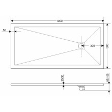 Панель для поддона 100х80 см Grossman Strong GR-S1801001Q