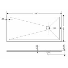 Панель для поддона 120х80 см Grossman Strong GR-S1801201Q