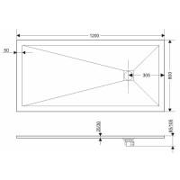 Панель для поддона 120х80 см Grossman Strong GR-S2801201Q