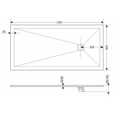 Панель для поддона 120х80 см Grossman Strong GR-S2801201Q