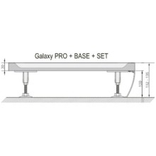 Панель для поддона 80x80 Ravak Elipso Pro-80 SET XA934001010WM