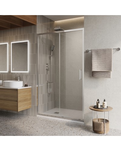 Душевая дверь в нишу BelBagno LUCE-BF-1-130-C-Cr