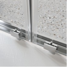 Душевая дверь в нишу BelBagno LUCE-BF-2-140-C-Cr