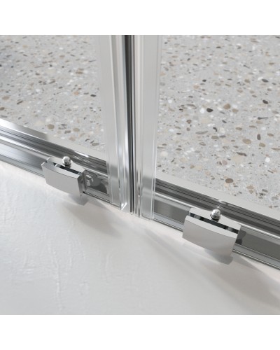 Душевая дверь в нишу BelBagno LUCE-BF-2-140-C-Cr