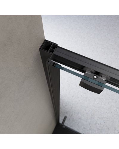 Душевая дверь в нишу BelBagno LUCE-BF-1-120-C-NERO