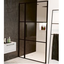 Душевая дверь Riho Grid 110 G004004121 (GB1110000) профиль Черный стекло прозрачное