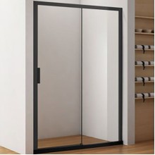 Душевая дверь Aquanet Pleasure AE60-N-140H200U-BT 140 225500 профиль Черный матовый стекло прозрачное