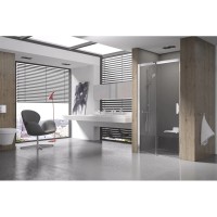 Душевая раздвижная дверь Ravak Matrix MSD2 100 L белый Transparent 0WLA0100Z1