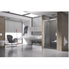 Душевая раздвижная дверь Ravak Matrix MSD2 100 L белый Transparent 0WLA0100Z1