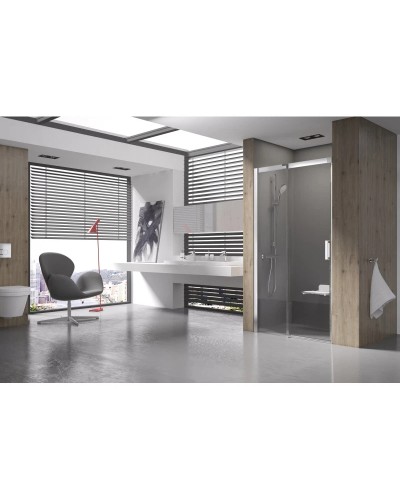 Душевая раздвижная дверь Ravak Matrix MSD2 100 L белый Transparent 0WLA0100Z1