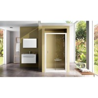 Душевая раздвижная дверь Ravak Rapier NRDP2 100 R белый Transparent 0NNA010PZ1