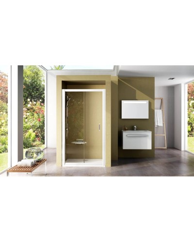 Душевая раздвижная дверь Ravak Rapier NRDP2 110 L сатин Transparent 0NND0U0LZ1