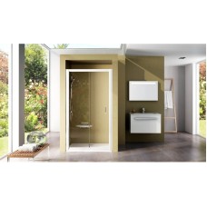 Душевая раздвижная дверь Ravak Rapier NRDP2 120 L белый Grape 0NNG010LZG