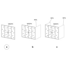 Душевые раздвижные двери Ravak Rapier NRDP4 140 белый Grape 0ONM0100ZG