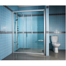 Душевые раздвижные двери Ravak Rapier NRDP4 180 сатин Grape 0ONY0U00ZG