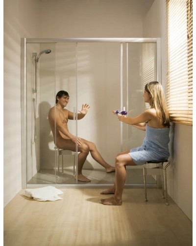 Душевые раздвижные двери Ravak Rapier NRDP4 190 белый Transparent 0ONL0100Z1