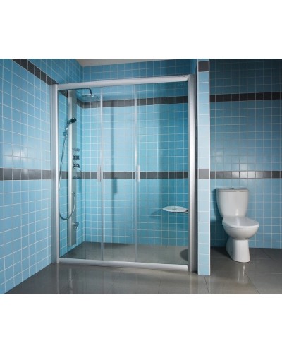 Душевые раздвижные двери Ravak Rapier NRDP4 190 сатин Transparent 0ONL0U00Z1