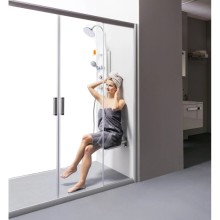 Душевые раздвижные двери Ravak Rapier NRDP4 120 сатин Transparent 0ONG0U00Z1