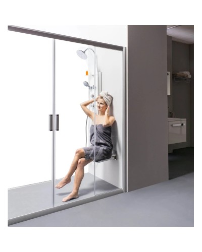 Душевые раздвижные двери Ravak Rapier NRDP4 160 сатин Transparent 0ONS0U00Z1